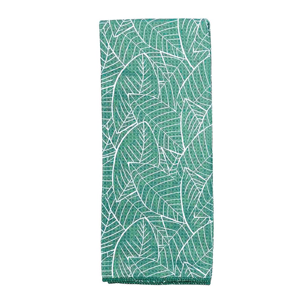 Lush Leaves blu Kitchen Tea Towel Kitchen Towel - rockflowerpaper