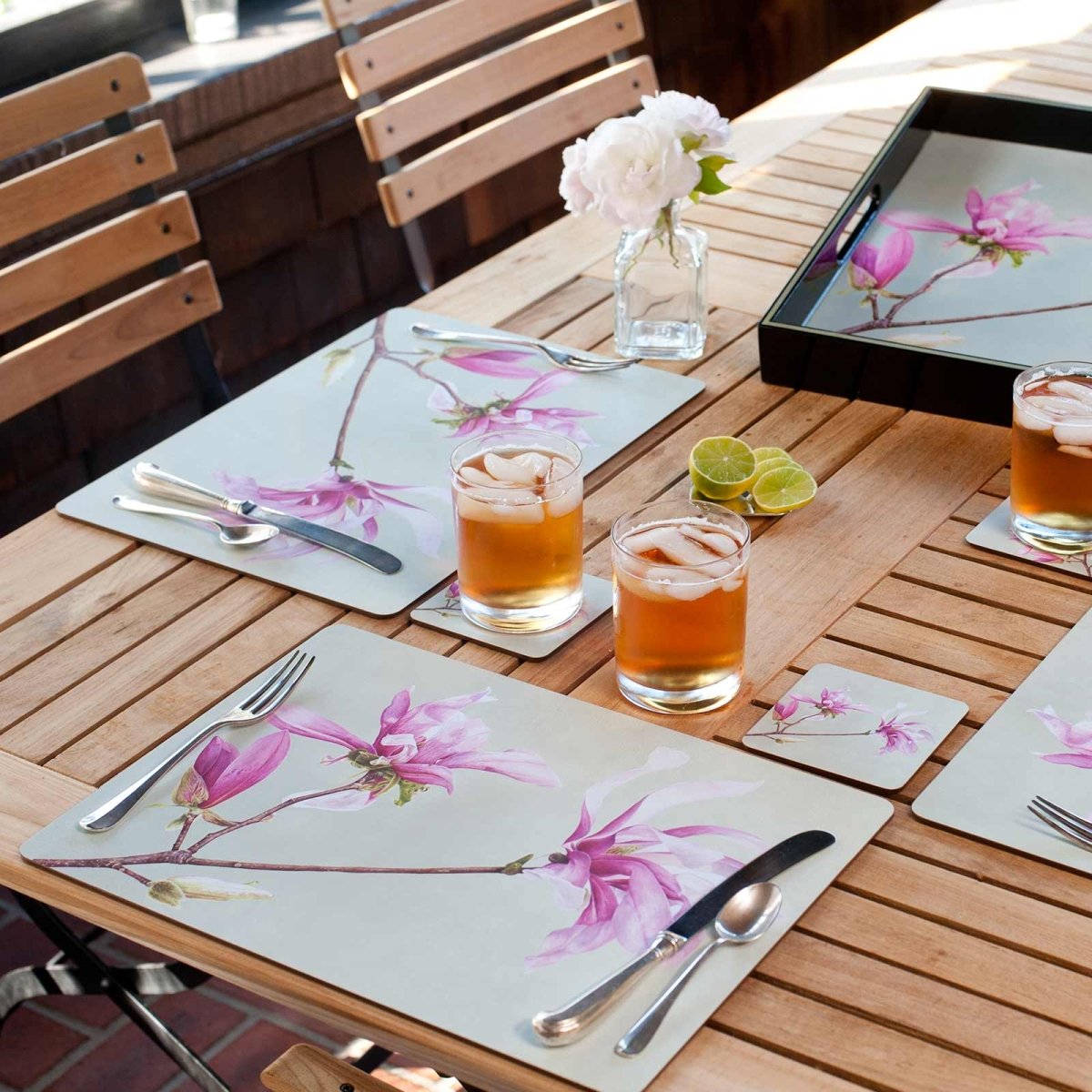 Magnolia Placemat Set Of 4 Placemat - rockflowerpaper