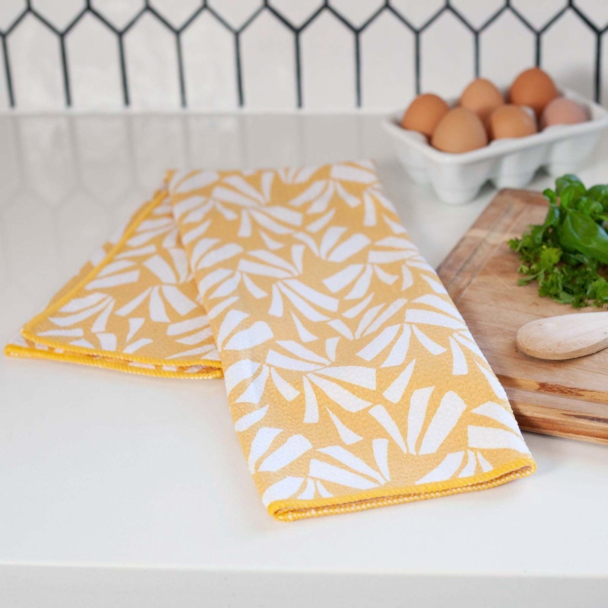 Margo blu Kitchen Tea Towel Kitchen Towel - rockflowerpaper