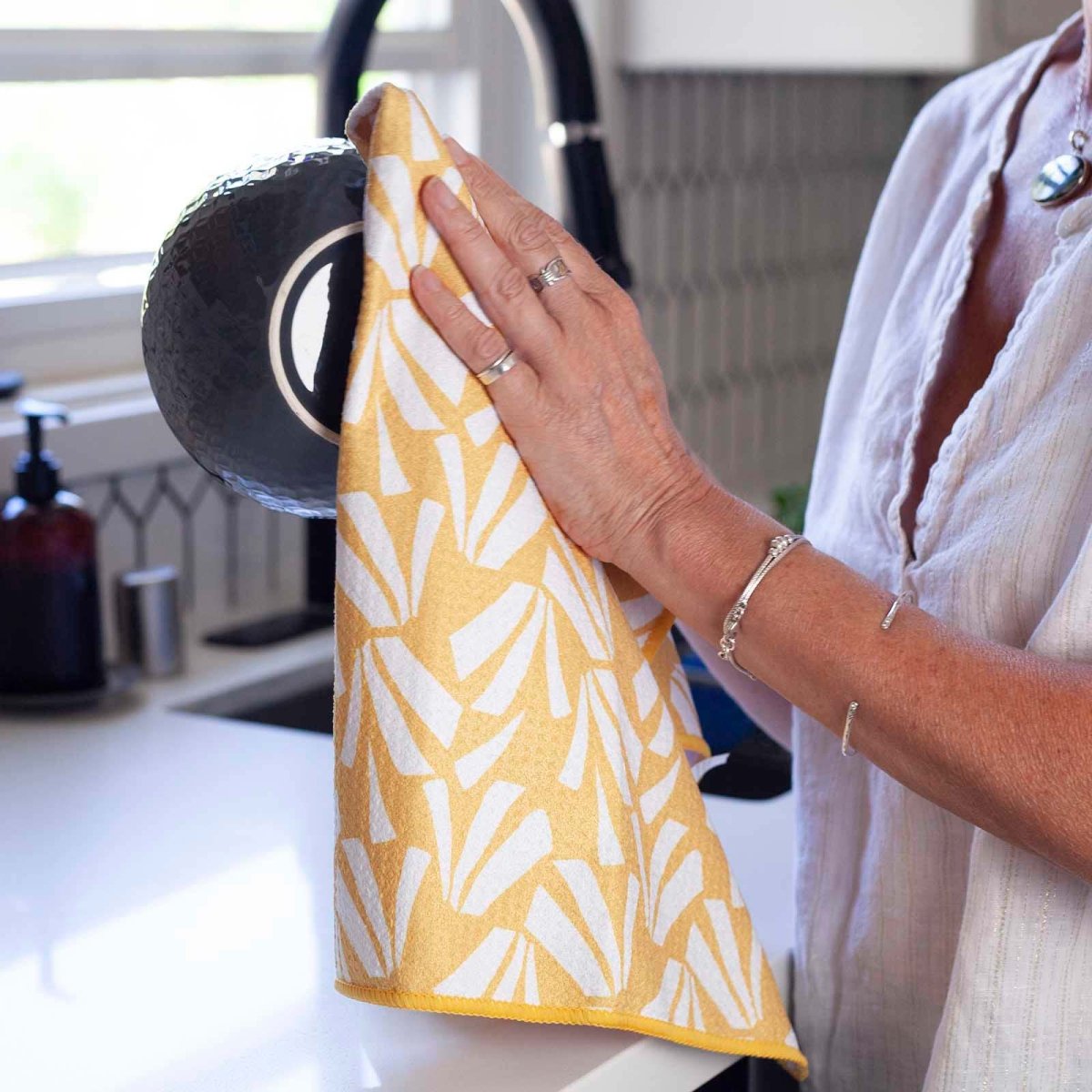 Margo blu Kitchen Tea Towel Kitchen Towel - rockflowerpaper