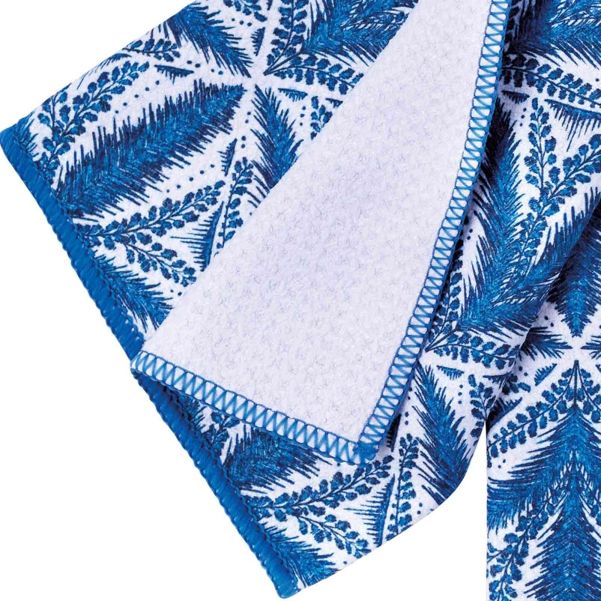 Mediterranean Tile blu Kitchen Tea Towel Kitchen Towel - rockflowerpaper