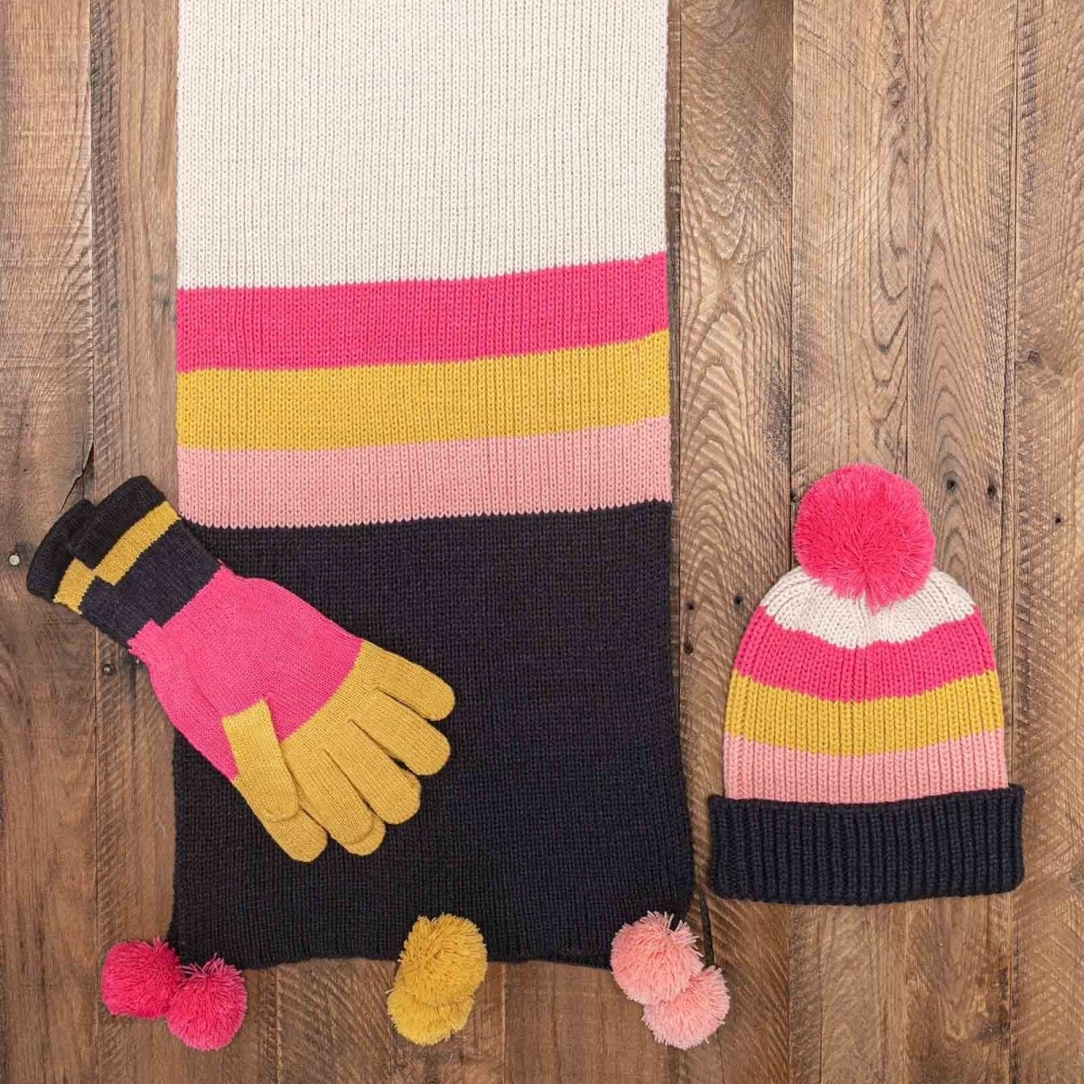 Paddington Yellow Knit Gloves Gloves - rockflowerpaper