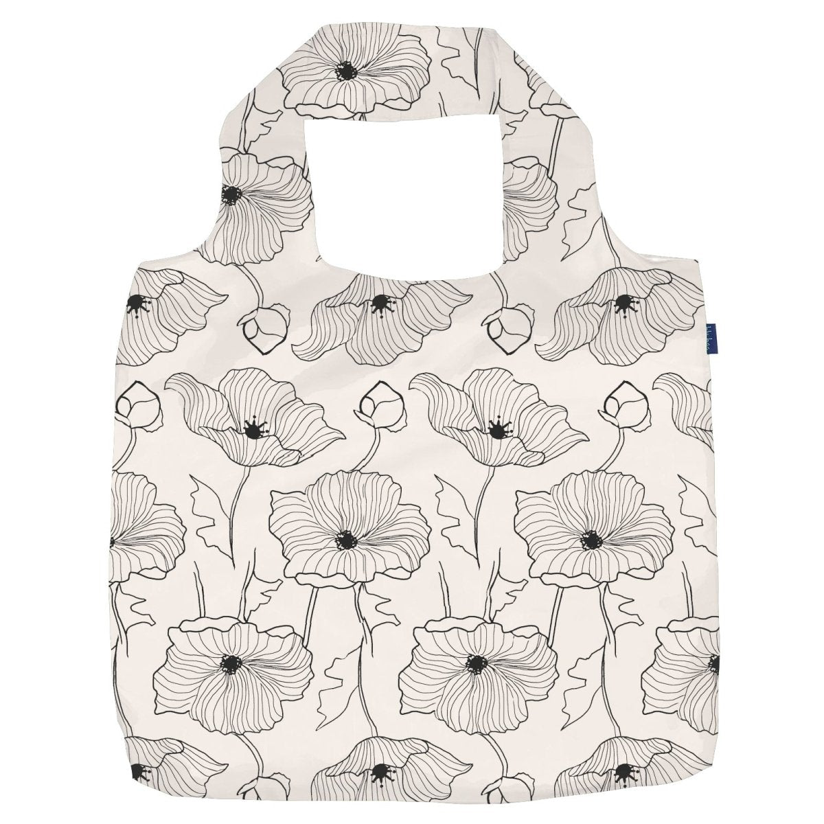Poppy Blu Bag Reusable Shopping Bag - Machine Washable Reusable Shopping Bag - rockflowerpaper