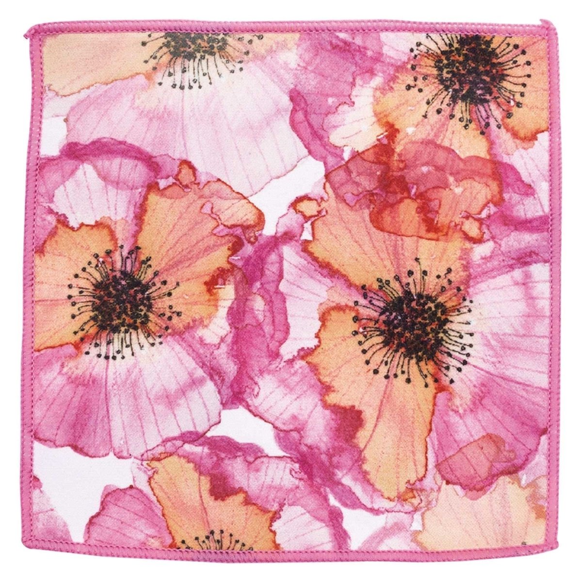 Pressed Petals blu Kitchen Reusable Cocktail Napkins (Set of 8) Reusable Cocktail Napkin - rockflowerpaper