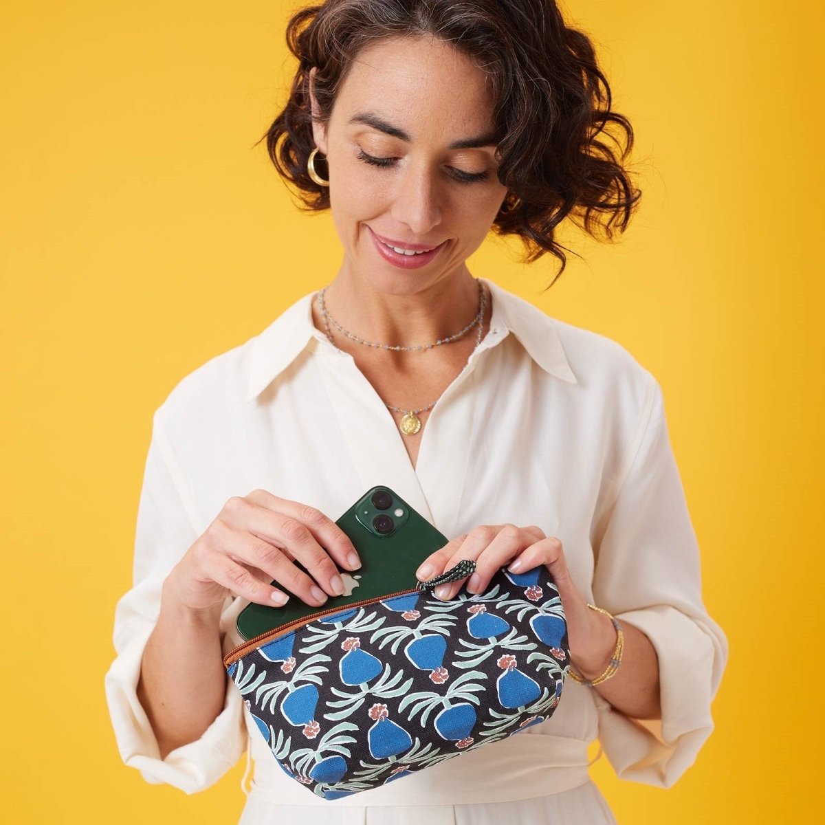 Renata Small Relaxed Pouch Pouch - rockflowerpaper