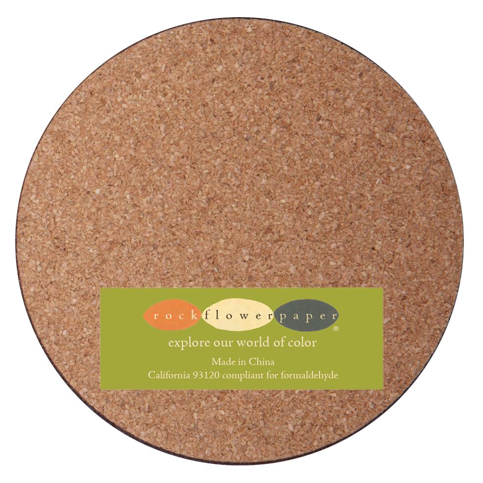 Root Veggies Blue Round Art Coasters - Set Of Four Coaster - rockflowerpaper