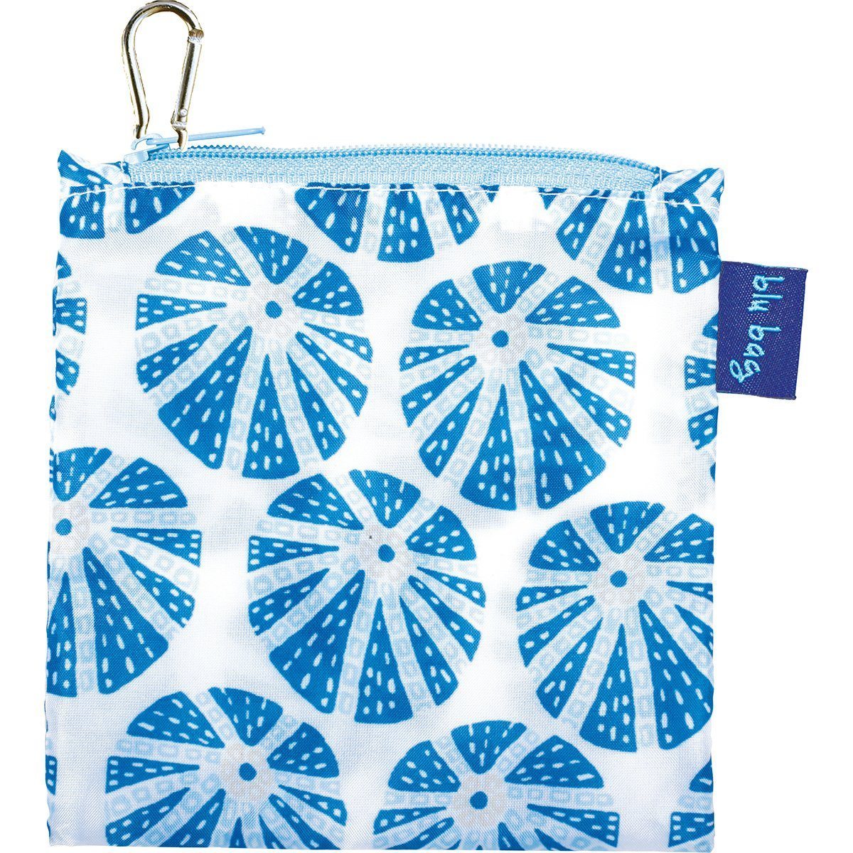 Sea Urchin Blue Blu Bag Reusable Shopping Bag - Machine Washable Reusable Shopping Bag - rockflowerpaper