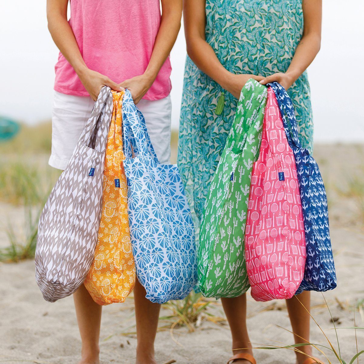 Sea Urchin Blue Blu Bag Reusable Shopping Bag - Machine Washable Reusable Shopping Bag - rockflowerpaper