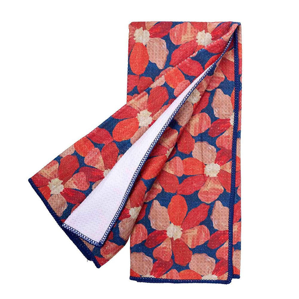 Spiced Petals blu Kitchen Tea Towel Kitchen Towel - rockflowerpaper