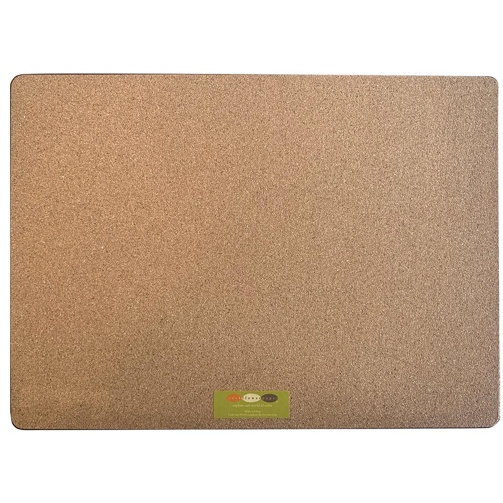 Stacked Wood Neutral Hard Placemats - Set of 4 Placemat - rockflowerpaper