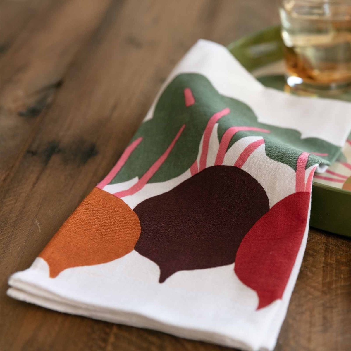 Three Beets Cotton Kitchen Towels Set Of 3 Cotton Kitchen Towel - rockflowerpaper