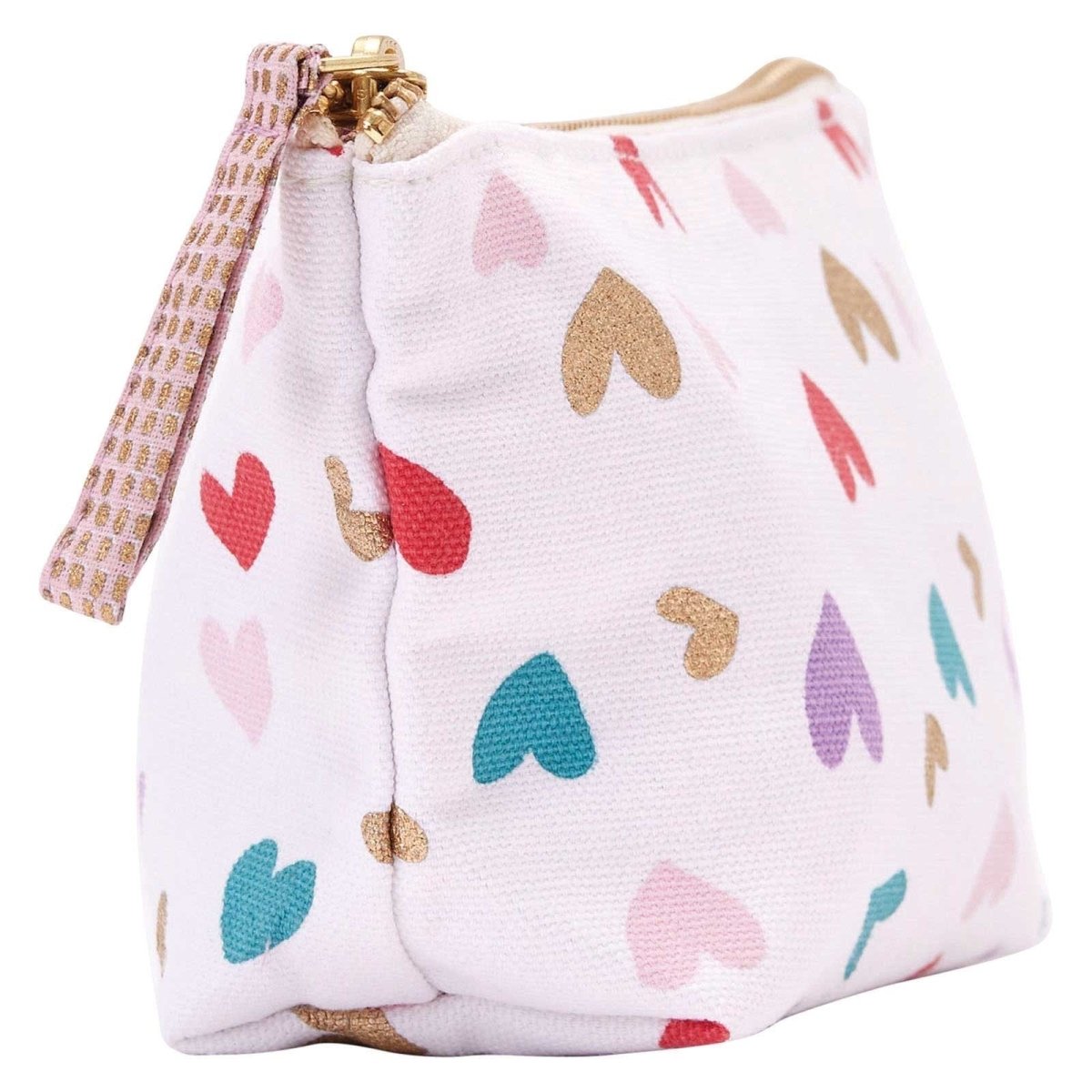 Tossed Hearts Pouch Small Pouch - rockflowerpaper