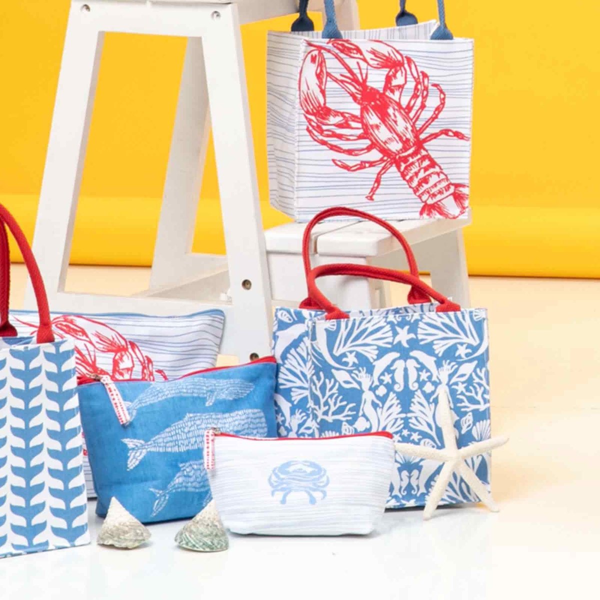 Underwater Sea Blue blu Itsy Bitsy Gift Bag Gift Bag - rockflowerpaper