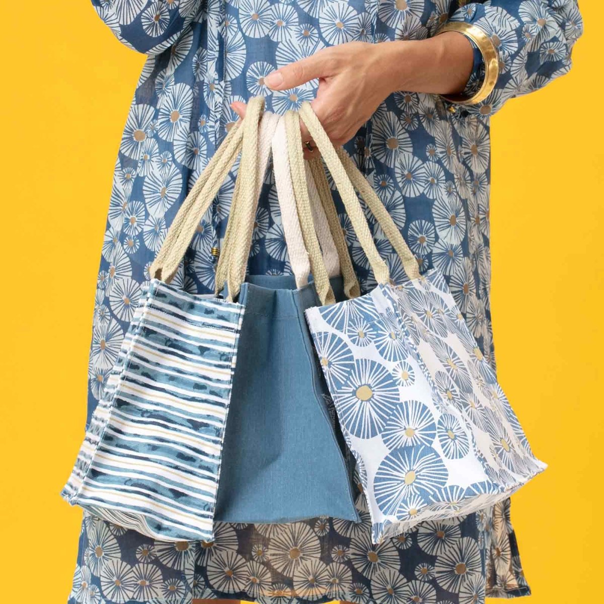 Urchin Blue blu Itsy Bitsy Gift Bag Gift Bag - rockflowerpaper