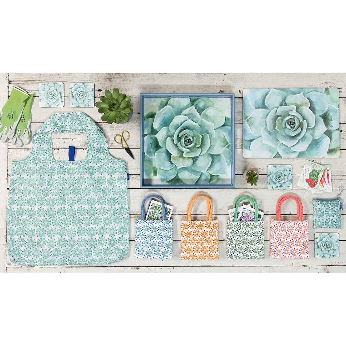 Verdant Succulent Placemat Set 4 Placemat - rockflowerpaper