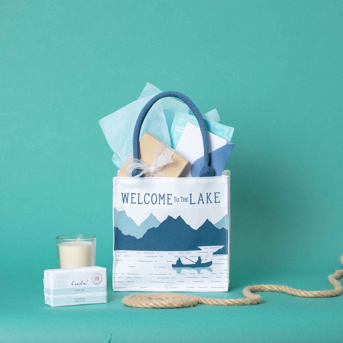 Welcome To The Lake Itsy Bitsy Gift Bag - rockflowerpaper