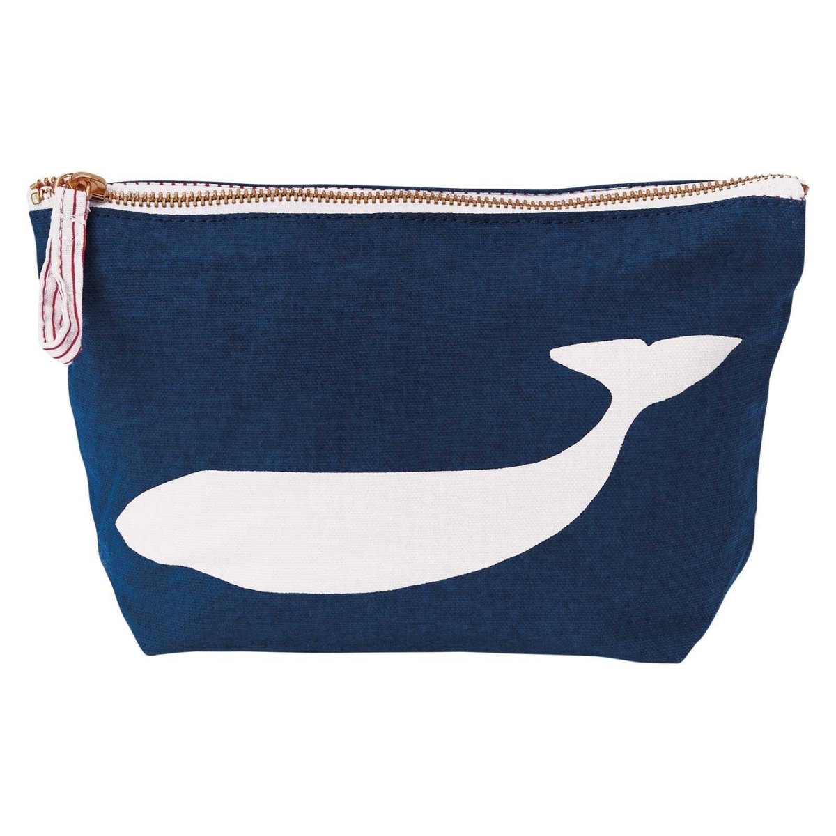 Whale Navy Medium Relaxed Pouch Pouch - rockflowerpaper