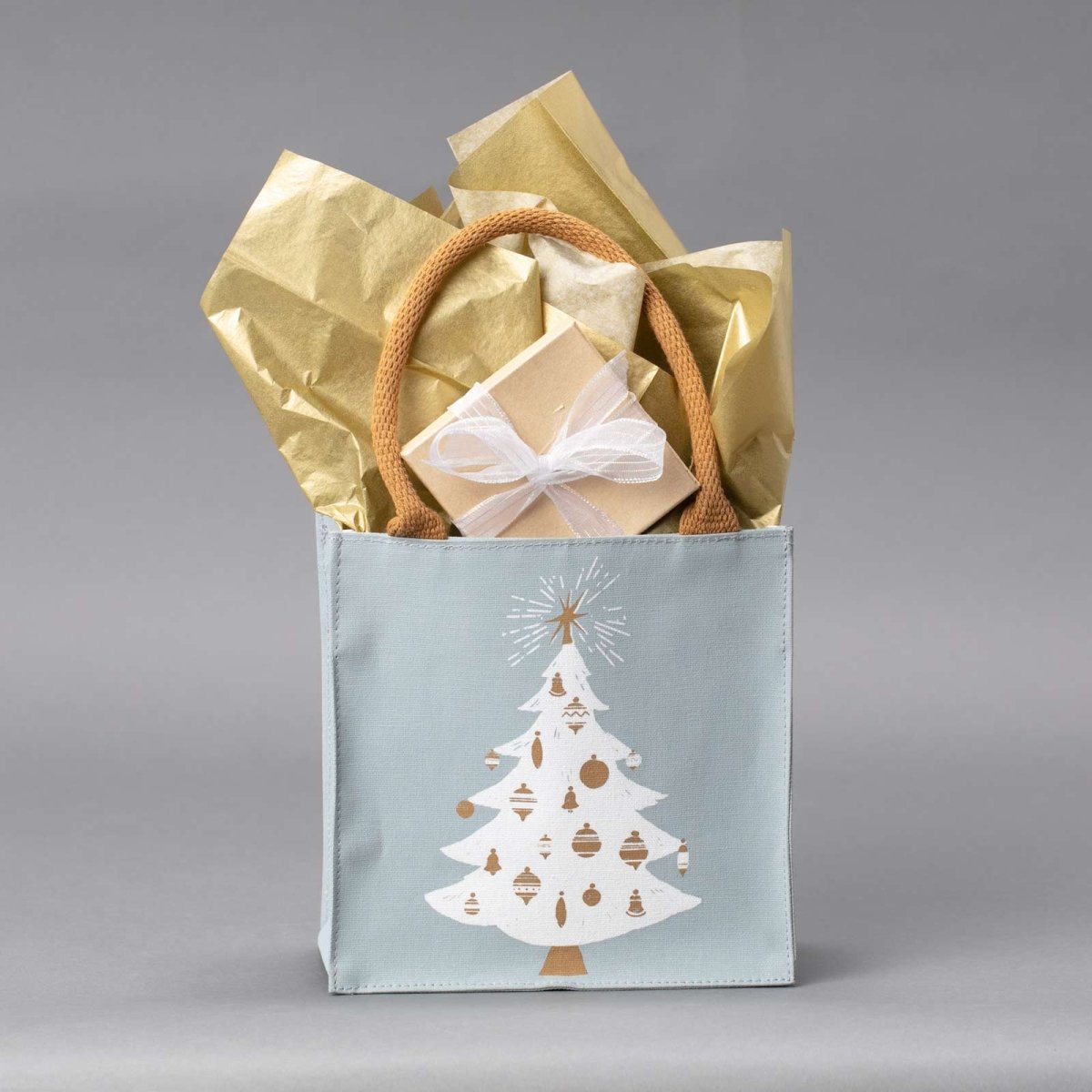 Winter White Tree Itsy Bitsy Gift Bag Gift Bag - rockflowerpaper