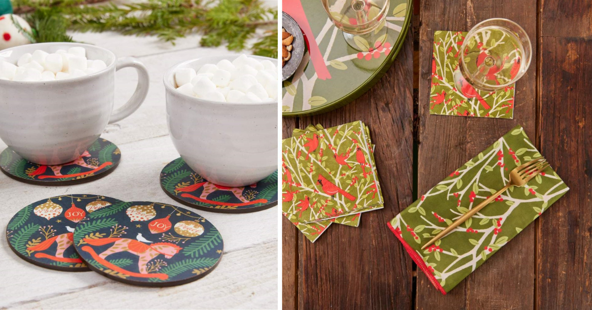 Festive Table Decorations With Sustainable Kitchen Towels And Décor