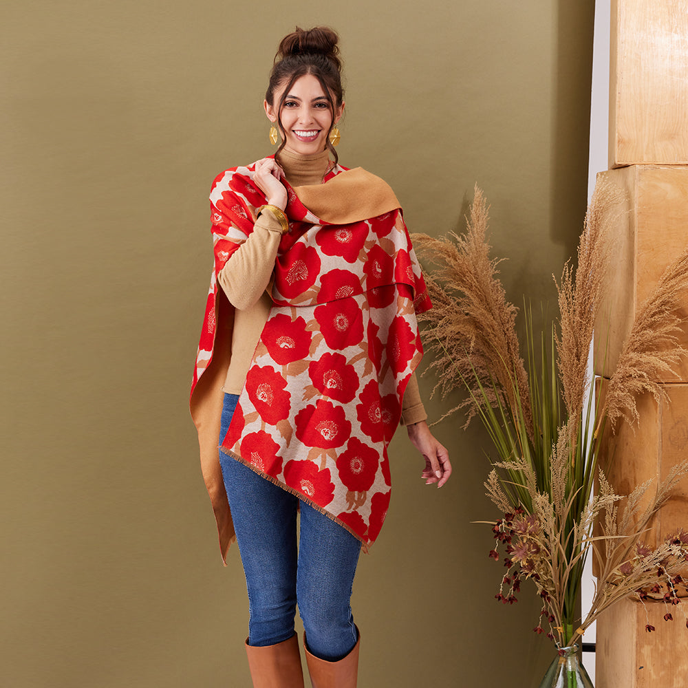 Poppies Red Kimono Kimono - rockflowerpaper