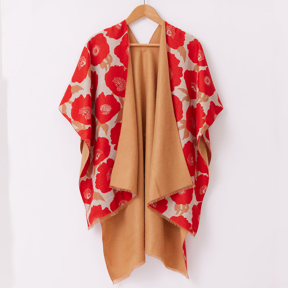 Poppies Red Kimono Kimono - rockflowerpaper