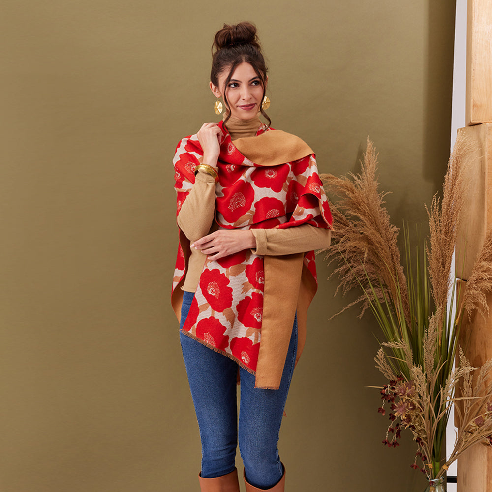 Poppies Red Kimono Kimono - rockflowerpaper