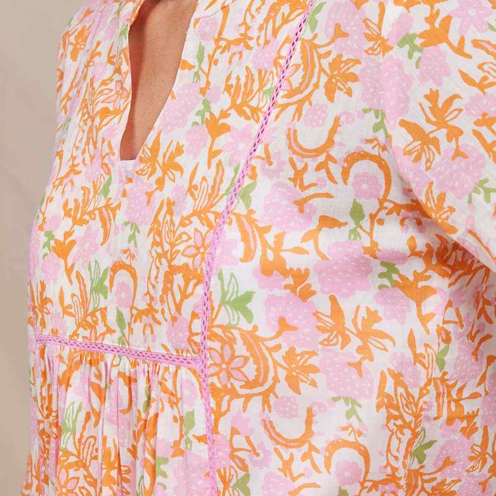 Reese Pink Beach Dress Swim Cover Up - rockflowerpaper