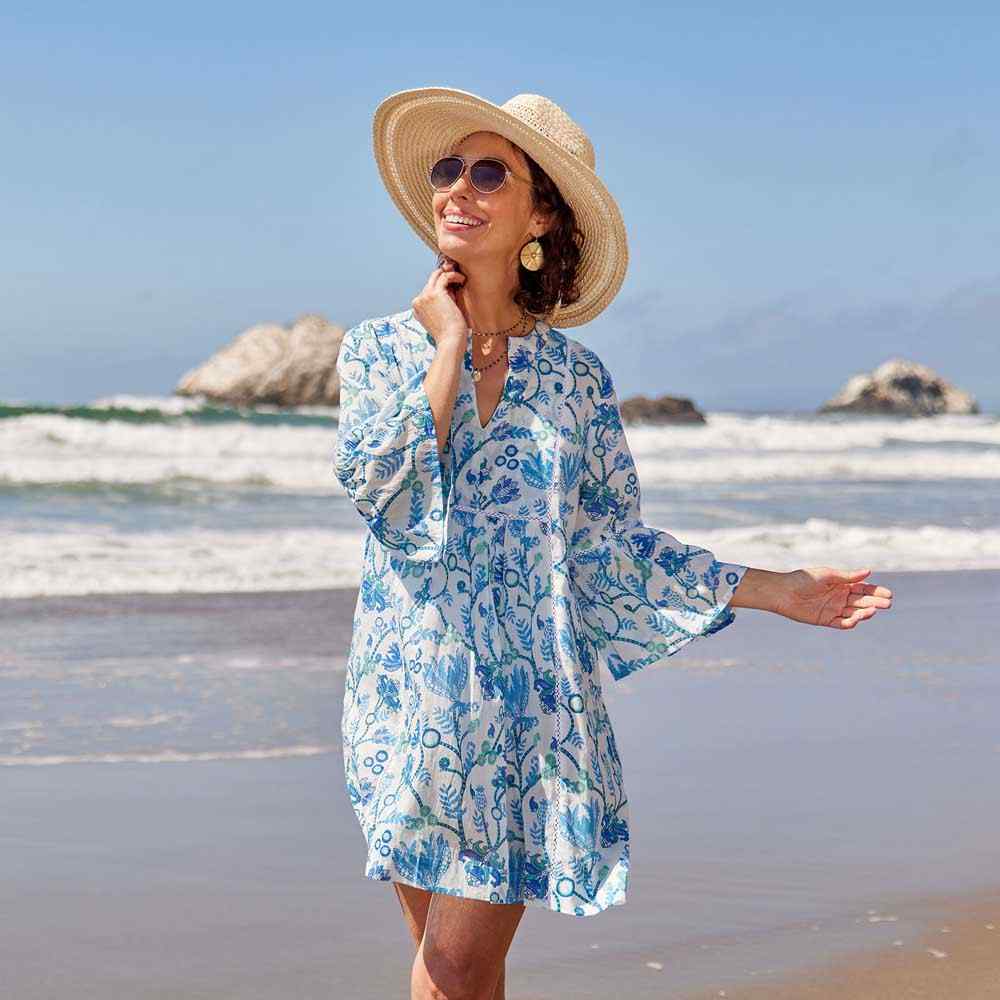 Gemma Ocean Beach Dress Swim Cover Up - rockflowerpaper