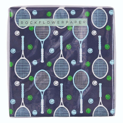 Tennis Paper Cocktail Napkins (Pack of 20) Paper Cocktail Napkin - rockflowerpaper