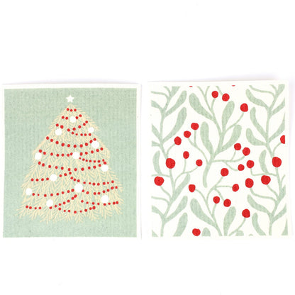 Filigree blu Eco Sponge Cloths (Set of 2)