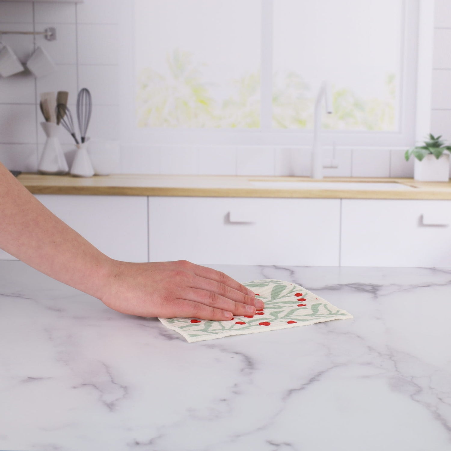Filigree blu Eco Sponge Cloths (Set of 2)