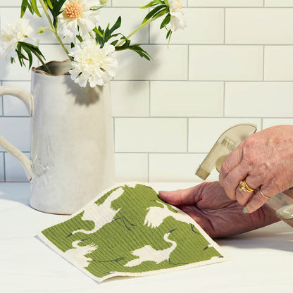 Egret &amp; Reed blu Eco Sponge Cloths (Set of 2)