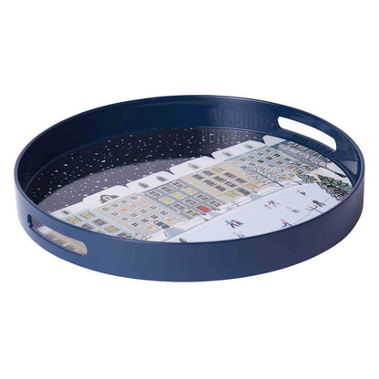 Holiday in the Park 15 Inch Round Tray Tray - rockflowerpaper