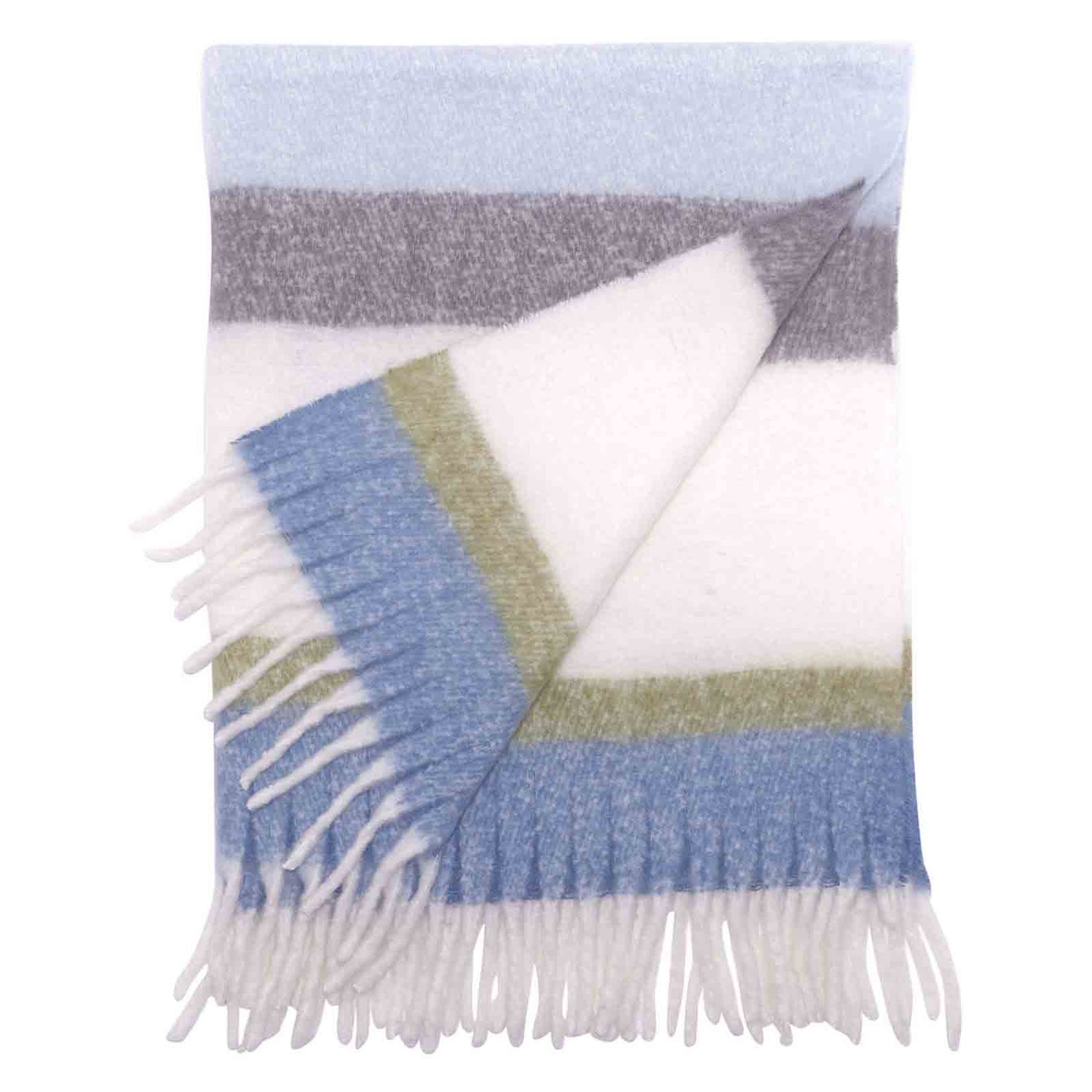Blue Grey Cuddle Throw Blanket Throw Blanket - rockflowerpaper