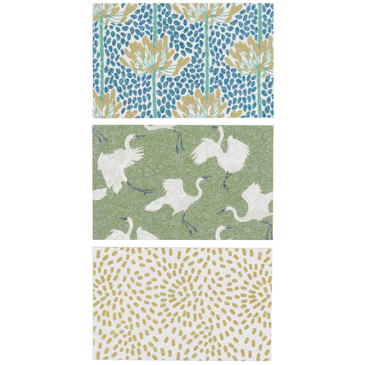Egret &amp; Reed Pop-Up Sponge Set 3