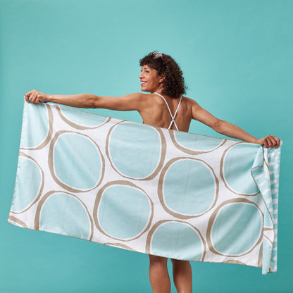 Loop Reversible Eco Beach Towel Beach Towel - rockflowerpaper