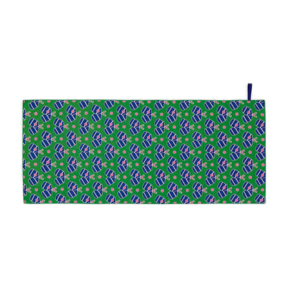 Pickleball Fun Reversible Eco Beach Towel Beach Towel - rockflowerpaper