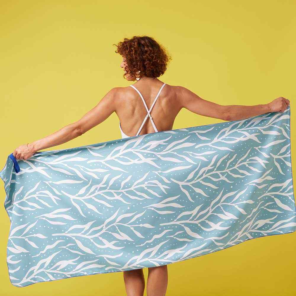 Marine Turtle Reversible Eco Beach Towel Beach Towel - rockflowerpaper