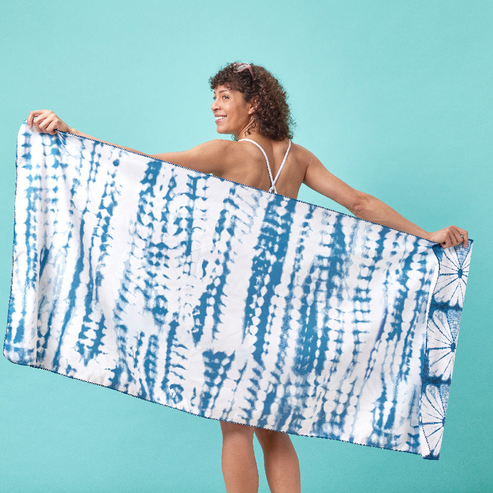 Zadie Reversible Eco Beach Towel Beach Towel - rockflowerpaper