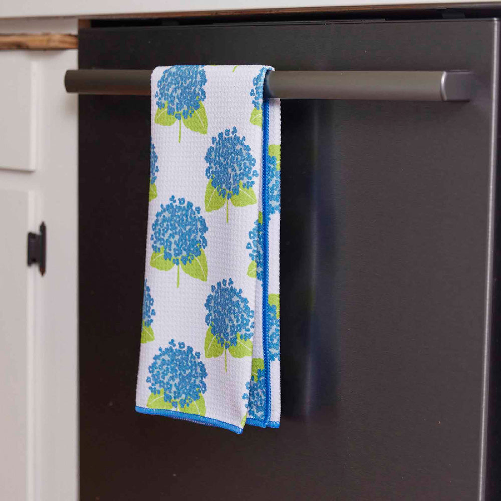 rockflowerpaper Blueberry Bush Printed Tea Towel