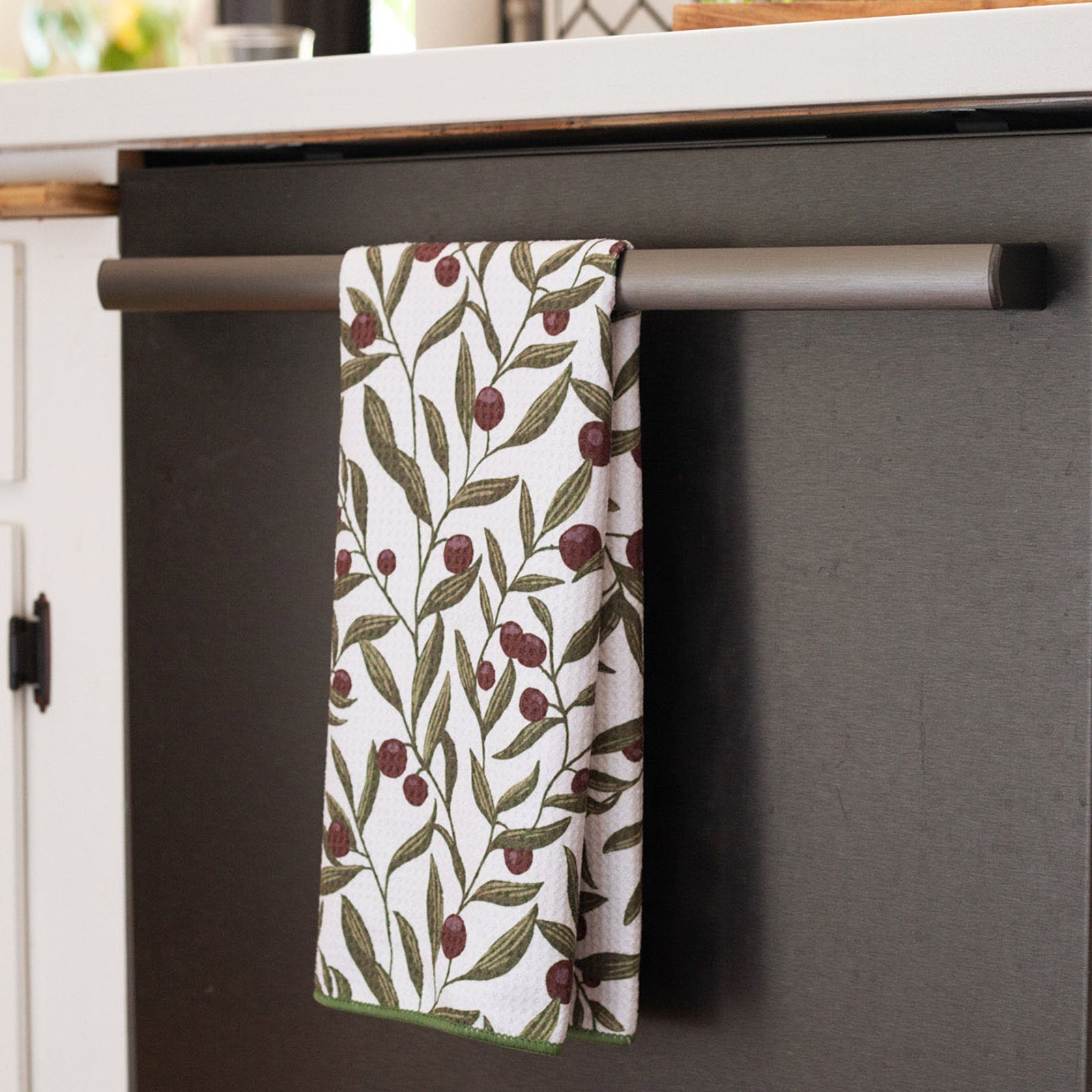 Olives Blu Kitchen Tea Towel Kitchen Towel - rockflowerpaper