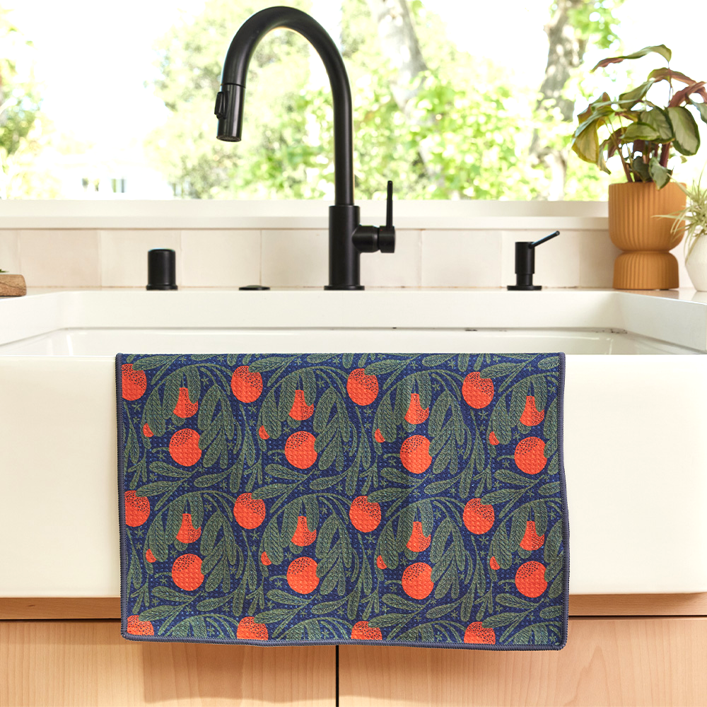 Fruit Tree blu Kitchen Tea Towel Kitchen Towel - rockflowerpaper
