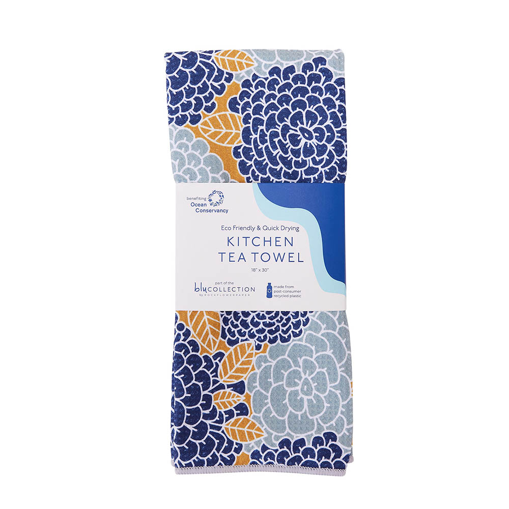 Buoys Blu Kitchen Tea Towel – rockflowerpaper LLC