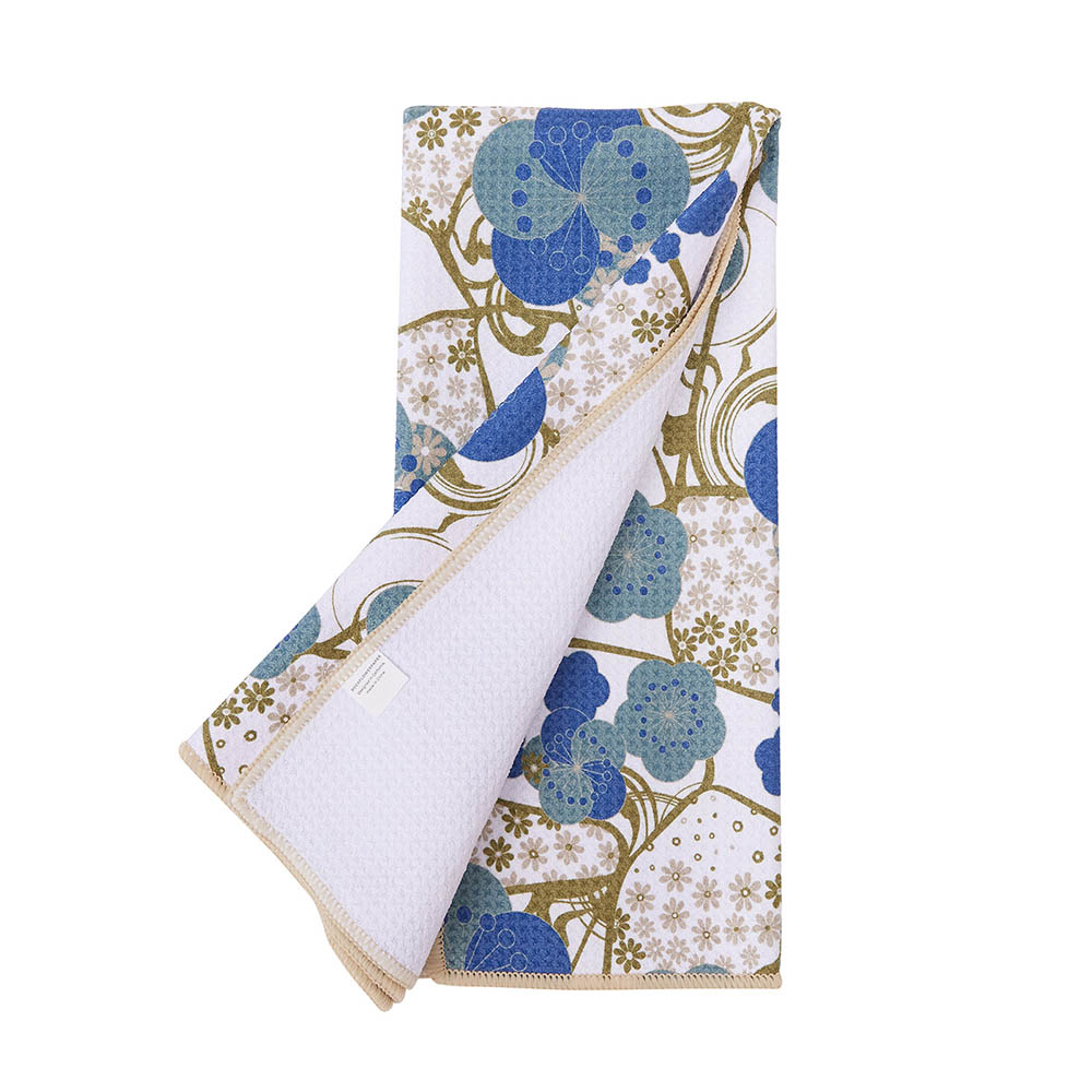 Puff Ball blu Kitchen Tea Towel Kitchen Towel - rockflowerpaper