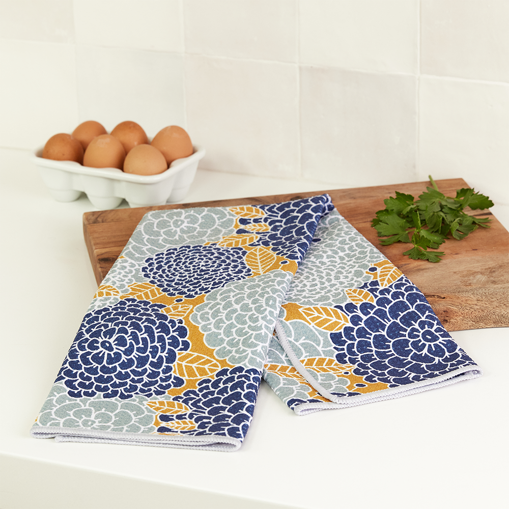 Bloom, Geometry Kitchen Tea Towel - The Kitchen Table, Quality Goods LLC
