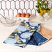 Chrysanthemum Bird Eco Kitchen Tea Towel