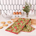 Red Cardinals Eco Kitchen Tea Towel