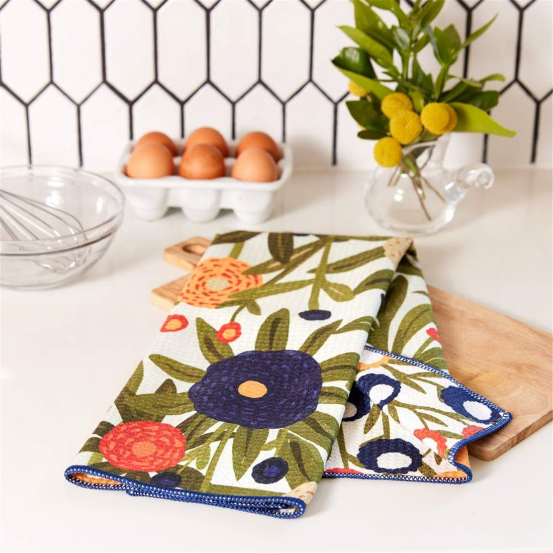 Harvest Sunshine Kitchen Tea Towel-DBL Kitchen Towel - rockflowerpaper