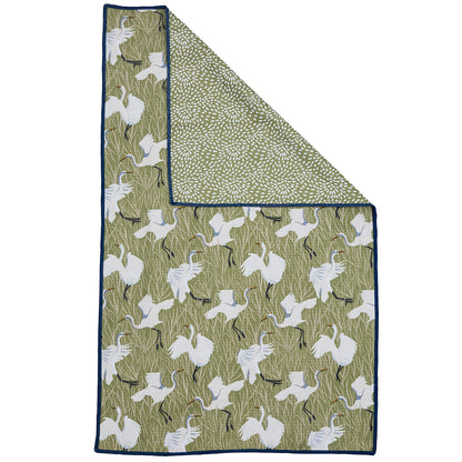 Egret &amp; Reed blu Eco Kitchen Tea Towel