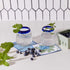Blueberry Bunch blu Kitchen Reusable Cocktail Napkins Set of 8 Reusable Cocktail Napkin - rockflowerpaper